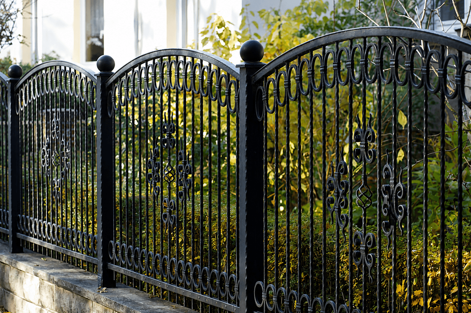 Elaborate Steel Gates